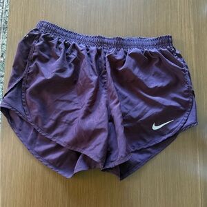 Nike Dri-Fit Women's Dark Purple Athletic Shorts